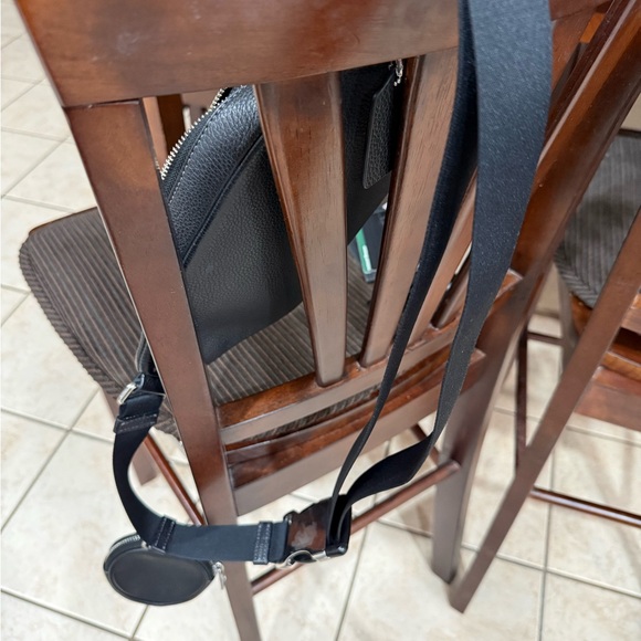 Coach Black Leather Crossbody Bag - Picture 2 of 8